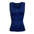 thumbnail image 1 of Top George para Mujer, Azul Tirante Ancho Talla M, 1 of 4