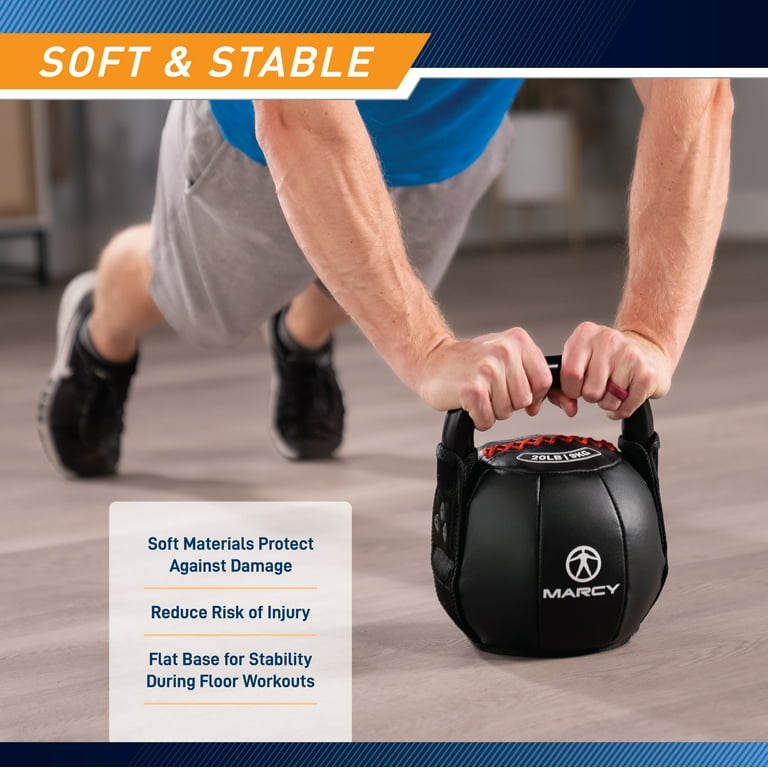 Marcy Strength Training Soft Kettlebel 20lbs SKB-020 - Walmart.com