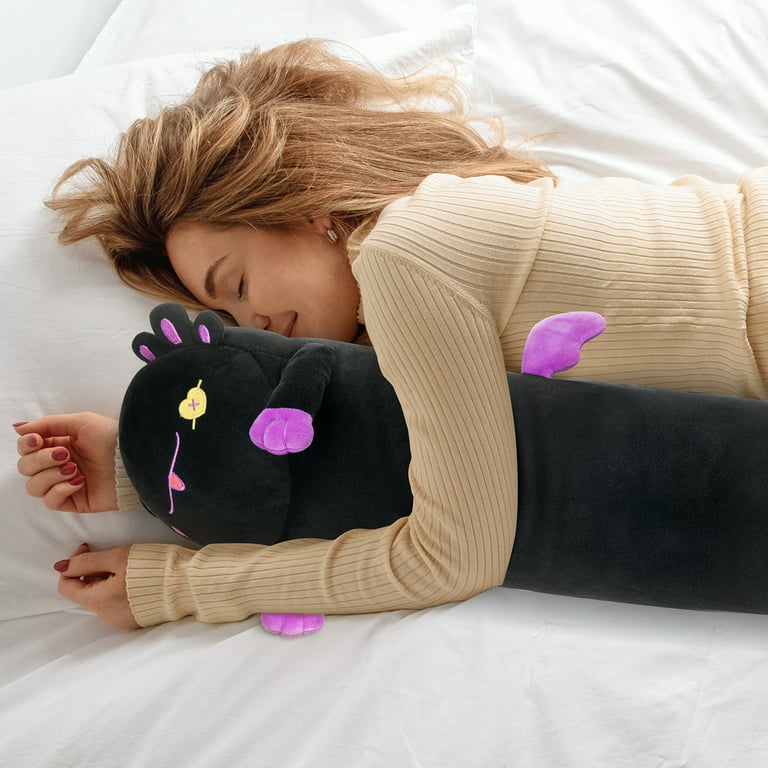 Black Axolotl Stuffed Animal Kawaii Plush Pillow Squishy Toy