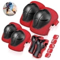 thumbnail image 1 of Rodilleras, coderas y protectores para niños, para patinaje, ciclismo, bicicleta, patinaje sobre ruedas, patinete, equipo de protección para niños y niñas de 3 a 8 años, 1 of 4