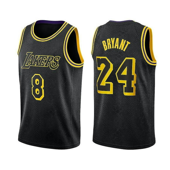 Nba Los Angeles Lakers Kobe Bryant No.8/no.24 Mamba Black Gold Basketball Sports Jersey,kobe