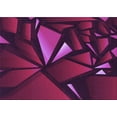 thumbnail image 1 of Ahgly Company Indoor Rectangle Patterned Dark Magenta Purple Area Rugs, 7' x 10', 1 of 6