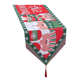 thumbnail image 1 of Caminos Mesa Manteles Bordado Navideños VERDE Santa Claus, 1 of 5