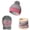 1593, variant on Sunjoy Tech Kids Hat Scarf Gloves Set Toddler Winter Knit Beanies Neck Warmer Gaiter 3 set