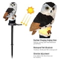 thumbnail image 5 of Solar Landscape Lighting Resin Owl Garden Stake Light Solar Powered Waterproof Outdoor Decorative Lamp Home Decor Collection, 5 of 6