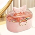 thumbnail image 1 of Caja de almacenamiento de accesorios para el cabello para niños, organizador de joyas, contenedor portátil para lazos, aretes, diademas y pasadores., 1 of 8