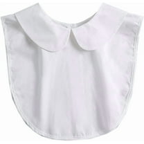 CamicoverClassic Cotton Detachable Fake Collar Half Shirt Blouse Dickey Collar Faux False Collar Elegant for Women Girls