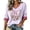Purple #73, variant on DORKASM Breast Cancer Shirts for Women 3/4 Sleeve Breast Cancer Awareness Tops V Neck Hope Love Wings Comfy Pink Ribbon Tshirt Cancer Survivor Casual Tee Blue XL