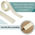 thumbnail image 3 of Bates- Floor Cord Cover, 6ft Cable Cover, Cord Cover Floor Cable Cover, Cord Protector, Cord Hider Floor, Extension Cord Cover, Cable Cover Floor, Cable Floor Cover, Cable Covers for Cords Cream 6 ft, 3 of 5