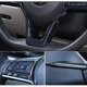thumbnail image 3 of 2x embellecedor de marco de cubierta decorativa para volante de fibra de carbono para Rogue Altima Sentra Kicks Leaf Versa, 3 of 3