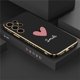 thumbnail image 2 of Luxury Plating Silicone Case For Samsung Galaxy S23 Ultra S22 S21 Plus S20 fe S10 NOTE 20 10 8 9 Love Heart Shockproof Cover, 2 of 5