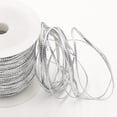 thumbnail image 3 of Cinta de seda multifuncional de 23 m de largo para bodas, fiestas y manualidades decorativas. plata, 3 of 9