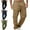 Khaki, variant on Xzbqbs Mens Cargo Work Pants Durable Tactical Quick Dry Pants Outdoor Water Resistant Hiking Construction Pants with Multi Pockets