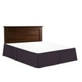 thumbnail image 4 of Nestl Easy Fit 14” inch Tailored Drop Pleated Microfiber Bed Skirt Dust Ruffle, Twin XL, Eggplant Dark Purple, 4 of 4