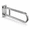Brushed Stainless with Knurled Grip, variant on Swing Up Grab Bar 500 Lb 30 Inch Matte Black with Knurled Grip