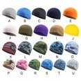thumbnail image 1 of Cooling Skull Caps Mesh Fabric Wind-proof Fashion Sun Protection Chic Comfortable Flower Print Cycling Breathable Elastic Helmet Liner black, 1 of 9
