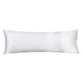 thumbnail image 2 of Funda de almohada refrescante de fibra de poliéster, 51 x 137 cm, transpirable, sin cremallera, funda de almohada larga Blanco, 2 of 6