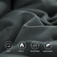 thumbnail image 7 of Aisbo Dark Grey/Light Grey California King Size Comforter Set,3-Pieces Reversible Comforter Set Soft and Lightweight,All Season Down Alternative Bed Comforter with 2 Pillow Shams, 7 of 7