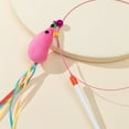 thumbnail image 4 of xiaxaixu Cat Teaser Toy, Feather Mouse Fish Anti-boring Wand Toy Interactive Toy with Bell, 4 of 5