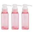 thumbnail image 1 of Botella dispensadora de jabón, 3 piezas, 100 ml, botella de viaje de plástico rellenable, botella de viaje vacía, mejora tu experiencia, 1 of 12