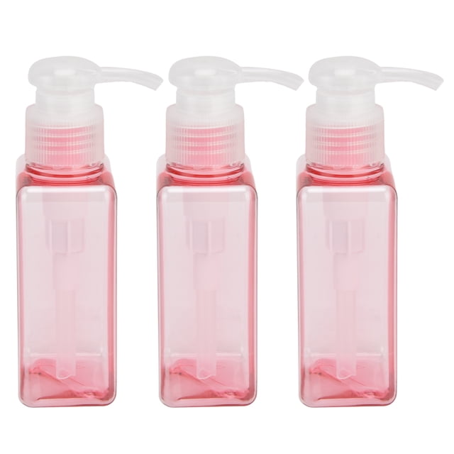Botella dispensadora de jabón, 3 piezas, 100 ml, botella de viaje de plástico rellenable, botella de viaje vacía, mejora tu experiencia