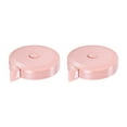 thumbnail image 1 of 2uds Métrica Cinta 1,5M/60 Pulgadas Redondo Retráctil Sastres Métrica Cinta Bolsillo Tamaño para Cuerpo, Tela, Costura y Manualidades Medidas, Rosa, 1 of 5