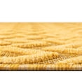 thumbnail image 5 of Unique Loom Outdoor Trellis Textured Collection Area Rug - Osage (3' Round Yellow), 5 of 7