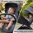 thumbnail image 5 of Vomeast Baby Stroller for Airplane, Portable Lightweight Travel Stroller for Infants and Toddlers, 12 lb, Gray, 5 of 5