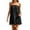 A-Black657, variant on SONXAHE Women's Ruffled Tube Mini Dress Strapless Beach Casual Loose Short Shift Gown