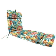 Jordan Manufacturing 22" x 72" Multicolor Rectangle Chaise Lounge Outdoor Seating Cushions