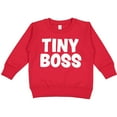 thumbnail image 2 of Inktastic Tiny Boss Toddler Sweatshirt, 2 of 4