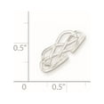 thumbnail image 2 of 925 Sterling Silver Solid Toe Ring, 2 of 2