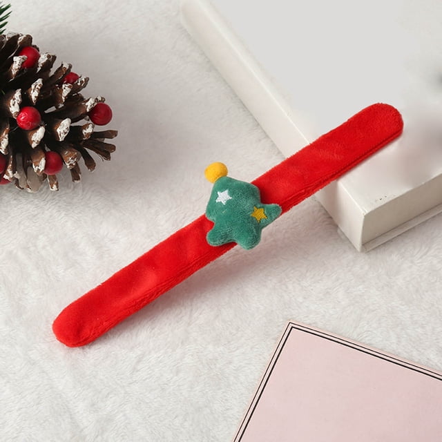 SIfdSeng Christmas Accessories Children's Gifts with Lights Children's Clapping Rings Clapping Bracele Small Gifts Cute Christmas Gift Handmade Bracelets Silver Bracelets for Women Stackable Cuff