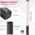 thumbnail image 3 of 119 RGB LED Light Wand 360°RGB Video Wand Stick for Photography 2600mAh Built In Rechargable Cube Light, 2500 9000K Dimmable Camera Light W LCD, 3 of 8