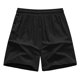 thumbnail image 5 of pstuiky Pantalones cortos de gimnasio, Pantalones cortos de poliéster de color liso para hombre, pantalones deportivos casuales para playa y exteriores Pantalones cortos deportivos para hombre, 5 of 9