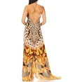 thumbnail image 2 of Sakkas Lizi Womens Maxi High-low Halter Handkerchief Long Dress Beach Party - EW306-White - One Size, 2 of 2