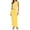 Yellow, variant on Women's 2025 Summer Two Piece Skirt Set One Shoulder Sleeveless Ruched Bodycon Maxi Skirts