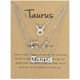 thumbnail image 2 of Collar de 3 piezas con Los 12 signos del zodiaco Yashi colgante con alfabetos vintage plata 45 + 5 cm, 2 of 2