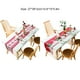 thumbnail image 3 of Camino de de Navidad muñeco de nieve hermosos manteles individuales a prueba de polvo mantel bordado hogar vacaciones fiesta boda diseño Kits de decoración para fiestas Muñeco de nieve 35*240cm Bewildely HA068328-10, 3 of 6
