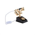 thumbnail image 2 of FNNMNNR 1/12 Doll House Furniture Miniature Retro Phone Vintage Telephone For Gift Wholesale, 2 of 5