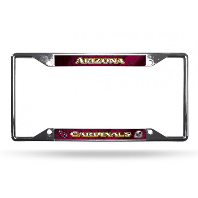 Arizona Cardinals Cadre de Plaque d'Immatriculation Chrome