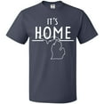 thumbnail image 3 of Inktastic It's Home- State of Michigan Outline T-Shirt, 3 of 5