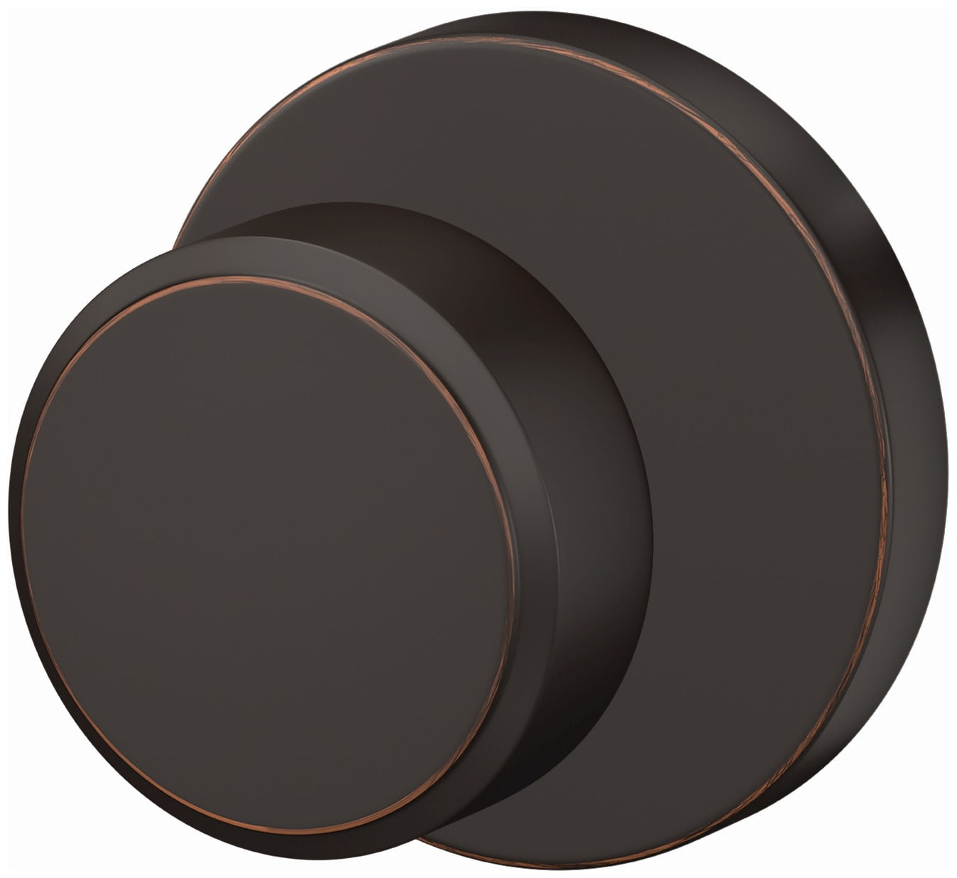Schlage FC172SWA716HOW Custom Swanson Non-Turning Two-Sided Dummy Door Knob Set - Bronze