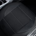 thumbnail image 7 of CAR GRAND Leather car seat covers front pair air mesh breathable universal fit airbag compatible car, SUV, truck and van, all black, 7 of 7