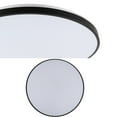 thumbnail image 5 of JONATHAN Y Astrid 21.25" 1-Light Modern Minimalist Iron Circle Integrated LED Flush Mount, Black, JYL7908A, 5 of 9