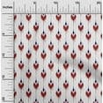 thumbnail image 2 of oneOone Cotton Cambric Red Fabric Ikat Sewing Fabric By The Yard Printed Diy Clothing Sewing Supplies 56 Inch Wide, 2 of 6