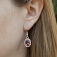 thumbnail image 3 of Teen Titans Go! Raven Novelty Dangling Drop Oval Charm Earrings, 3 of 5