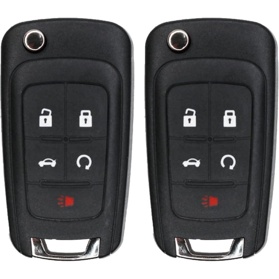 Key Fob Replacement for Chevy Cruze Equinox Camaro Impala Malibu Sonic, Buick Regal Verano Encore Allure Lacrosse, GMC Terrain 2010-2021 – Keyless Entry Remote OHT01060512 - Pack of 2