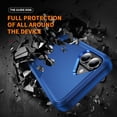 thumbnail image 6 of Compatible with Apple iPhone 16 Plus Case for Women Men, Military Grade Shockproof Drop Protection Anti-Scratch Bumper Rugged Matte Phone Case Cover for iPhone 16 Plus, Darkblue, 6 of 7