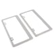 thumbnail image 4 of Drinestone 2pcs Marco de Matrícule Brillante Accesorios Exteriores de Rango de Acero para inoxidable para automóviles para automóviles, 4 of 8